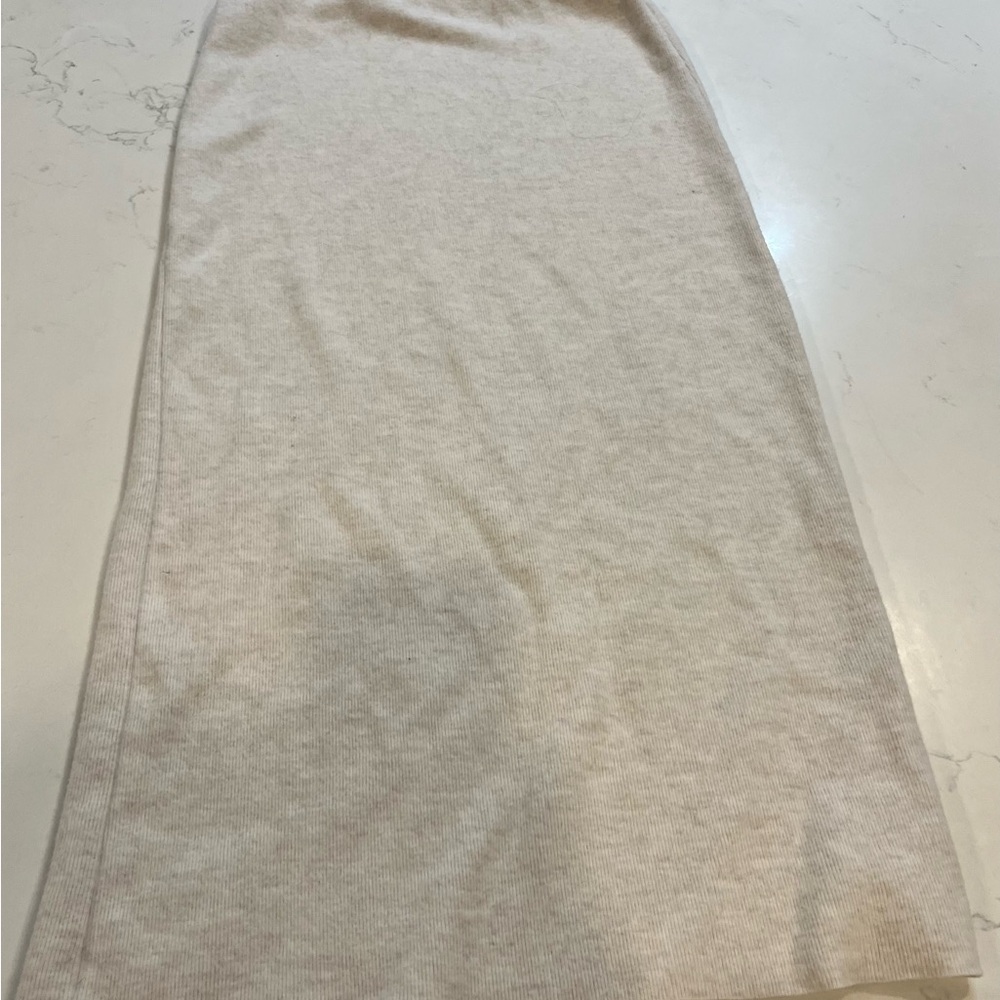 Zara Cream Pencil Skirt